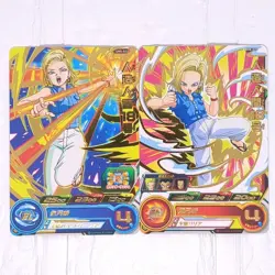 UM5-023 BM8-033 Android 18 of 2 Super Dragon Ball Heroes Trading Card Rare NM - Image 1
