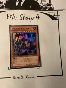 DODODO-KRIEGER - LIMITIERTE AUFLAGE WGRT-DE059 DEUTSCH Yu-Gi-OH! CARD SUPER R - Image 2