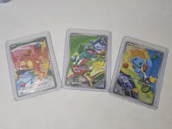 Pokemon TCG First Partner Illustration Collection Series 1 Kanto GEN 1 Starters - Image 1