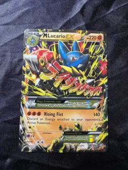 Pokemon M Mega Lucario EX 55/111 Furious Fists Ultra Rare Holo -LP- - Image 5