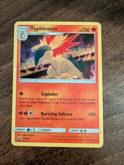 Typhlosion SM185 Black Star Promo Holo Rare Pokemon Card - Sun & Moon 2019 NM - Image 1