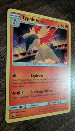Typhlosion SM185 Black Star Promo Holo Rare Pokemon Card - Sun & Moon 2019 NM - Image 2