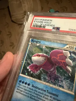 2011 POKEMON CALL OF LEGENDS #SL6 KYOGRE-HOLO CALL OF LEGENDS PSA 2 SWIRL - Image 3