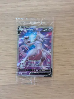 Pokemon TCG Mewtwo V Pokemon GO ETB Black Star Promo SWSH229 Sealed NM - Image 1