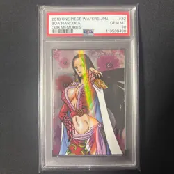PSA 10 One Piece Boa Hancock Our Memories Wafers Card Japanese 2018 Authentic - Image 1