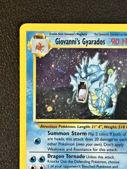 Giovanni’s Gyarados 5/132 Holo Gym Challenge Pokemon - Image 2