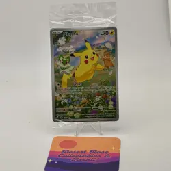 Pokemon TCG Pikachu SVP 088 Black Star Promo SEALED Paldea Adventure Chest Promo - Image 1