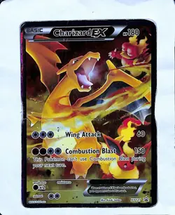 Pokemon TCG Charizard EX XY121 Black Star Promo 2016 Holo Rare VG-EX - Image 1