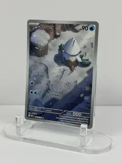 Pokemon TCG Snover 140/132 Me01 Mega Evolution Illustration Rare Holo Full Art - Image 3