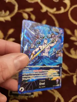 One Piece Adventure On Kami's Island Enel OP15-058 Leader Alt Art English - Image 5