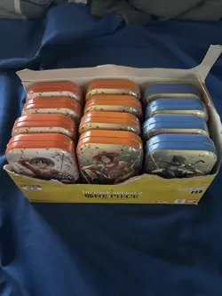 One Piece Tin Pack Vol. 2 Display Set Lot of 12 Tins English New TS-02 - Image 1