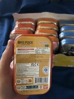 One Piece Tin Pack Vol. 2 Display Set Lot of 12 Tins English New TS-02 - Image 3