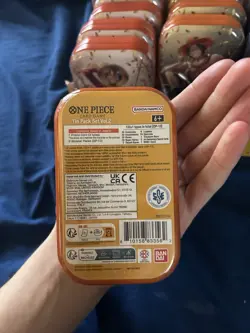 One Piece Tin Pack Vol. 2 Display Set Lot of 12 Tins English New TS-02 - Image 5