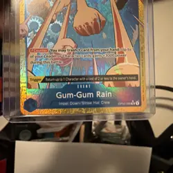 One Piece CCG Gum-Gum Rain (Alternate Art) OP02-068 -The Best- Vol. 2 Foil - Image 3