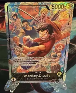 One Piece Monkey D. Luffy Alt Art OP15-098 L Adventure on KAMI's Island English - Image 1