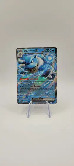 Pokemon TCG: Blastoise ex 009/165 Double Rare - Scarlet & Violet 151 - NM - Image 1