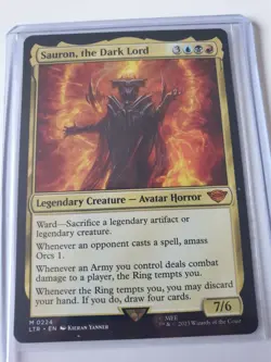Sauron, the Dark Lord - LOTR - Magic The Gathering - MTG Non-Foil - Image 1