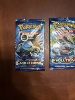 Pokemon TCG: XY- (2) EVOLUTIONS Booster Packs- NEW/FACTORY SEALED - Image 2