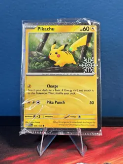 Pokemon Pikachu 025/165 Miscellaneous Cards & Products Stamped Holo - Image 1