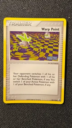 Pokemon Card - Warp Point Unseen Forces 93/115 Reverse Holo Stamped - LP - Image 2