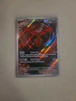 Pokemon Yveltal Illustration Rare Full Art 205/182 SV04 Paradox Rift Holo Card - Image 1