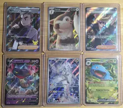Pokemon Full Art Lot 6 Cards Near Mint - Image 1