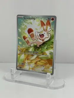 Pokemon TCG Scorbunny ASC Rare Full Art Holo Card 225/217 - Image 2