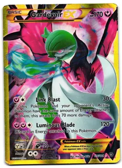 Gardevoir EX 116/114 - Steam Siege Secret Rare Pokemon TCG - DMG Card - Image 1