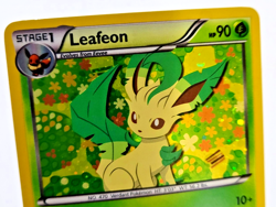 2013 Pokemon LEAFEON Card BW87 # 470 Verdant Holo PROMO Black Star - Image 2