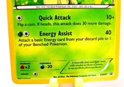 2013 Pokemon LEAFEON Card BW87 # 470 Verdant Holo PROMO Black Star - Image 4