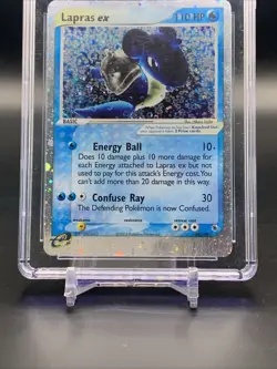 Pokemon 2003 Ruby & Sapphire Lapras EX Holo Ultra Rare Card #99/109 CGC 7.5 - Image 3