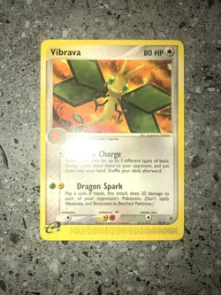 Pokemon TCG Cards Vibrava 22/97 Dragon Rare NM - Image 3