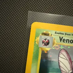 Pokemon TCG Venomoth Holo Unlimited Rare Card 13/64 Jungle Base Set NM - Image 3