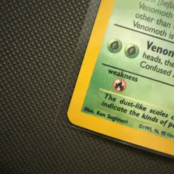 Pokemon TCG Venomoth Holo Unlimited Rare Card 13/64 Jungle Base Set NM - Image 4