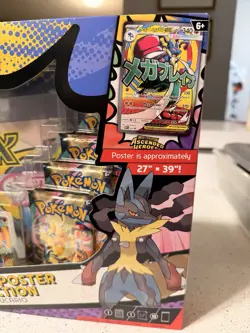 Pokemon Ascended Heroes Mega Evolution Premium Poster Collection Trading Cards - Image 2