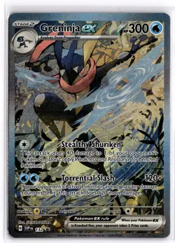 Pokemon TCG Greninja ex 132 Scarlet & Violet: Shrouded Fable Black Star Promo - Image 1