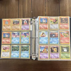 Pokemon Card Vintage Lot WOTC Holo rare Old School FIRE TCG Binder Shadowless - Image 3