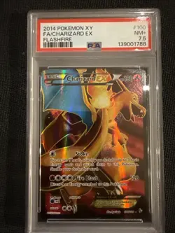 Charizard EX - Full Art Holo XY Flashfire Pokemon Card #100/106 PSA 7.5 - Image 1