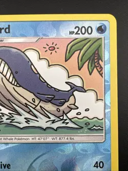 Wailord 30/145 Pokemon Sun & Moon Guardians Rising Reverse Holo - Image 5