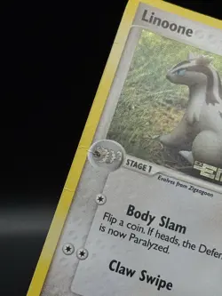 Linoone 34/106 EX Emerald Reverse Holo Pokemon TCG Yuka Morii Artwork - Image 3