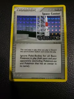 Space Center - 91/107 - Pokemon Ex Deoxys Reverse Holo Rare NM - Image 1