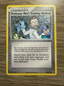 Pokemon TCG Professor Elm's Training Method 89/115 Unseen Forces Reverse Holo - Image 1