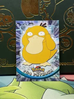 Pokemon Topps Series 1 Psyduck #54 BLACK LOGO Near Mint - Image 1
