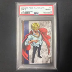 PSA 10 Luffy Zoro Sanji Set Our Memories One Piece Wafer Card Prsequential Japan - Image 4