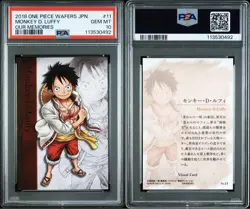 PSA 10 Luffy Zoro Sanji Set Our Memories One Piece Wafer Card Prsequential Japan - Image 5