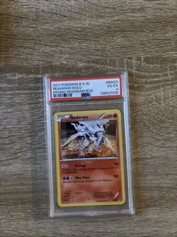 Pokemon TCG 2011 B&W Reshiram-Holo Black Star Promo PSA 4 - Image 1