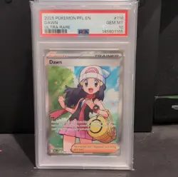 Pokemon Dawn Ultra Rare Trainer Holo Me02 Phantasmal Flames 118/094 2025 PSA 10 - Image 1