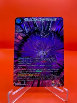Dragon Ball Super CCG Ultimate Minus Energy Power Ball BT15-139 SPR Foil Card - Image 1