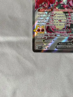 Pokemon Glurak ex SVP-074 Paldeas Schicksale Promo - DEUTSCH Terakristall Karte - Image 4