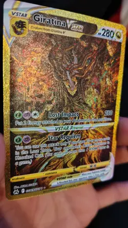 Giratina VSTAR Crown Zenith: Galarian Gallery Holo Gold Card GG69/GG70 Near Mint - Image 3